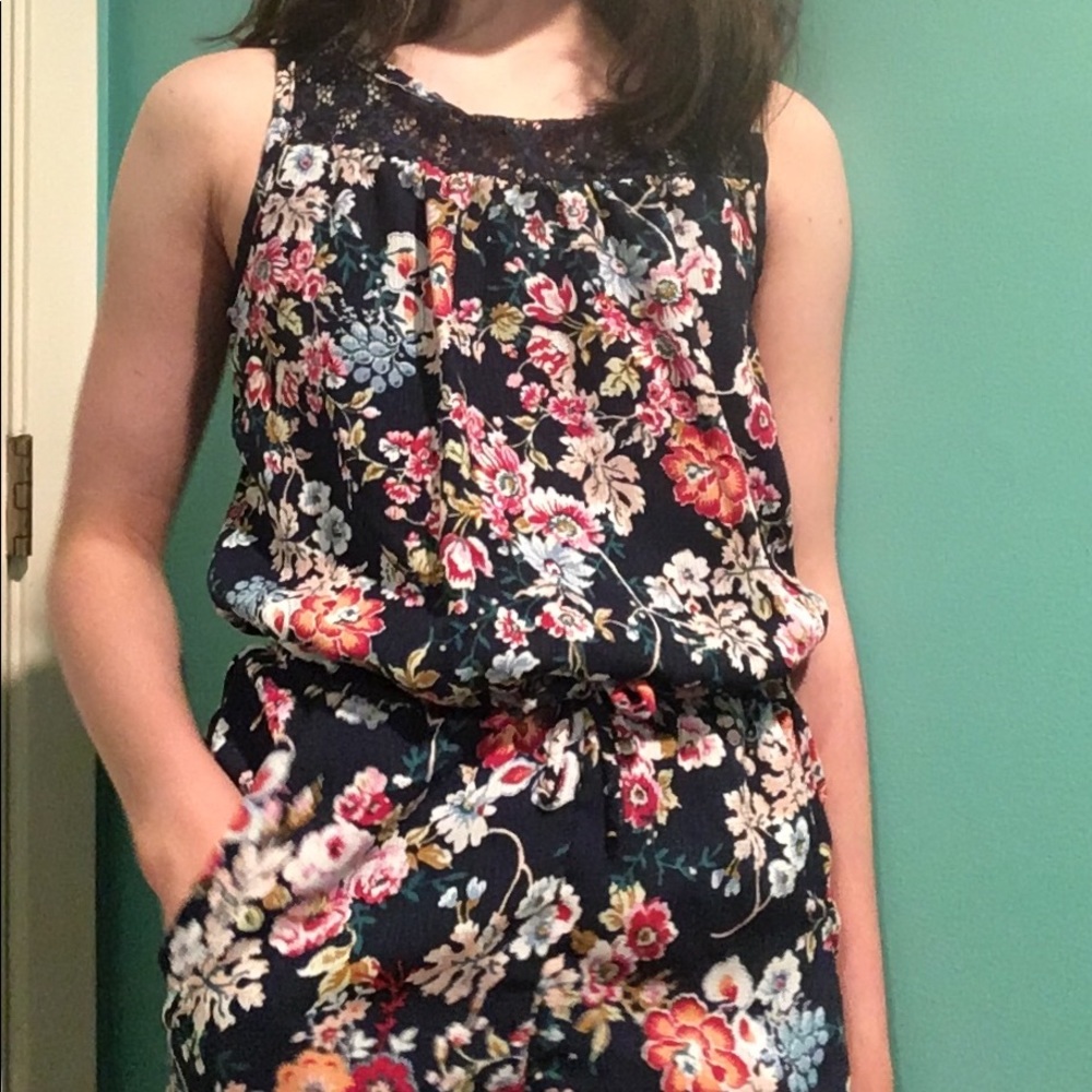 Super cute floral romper